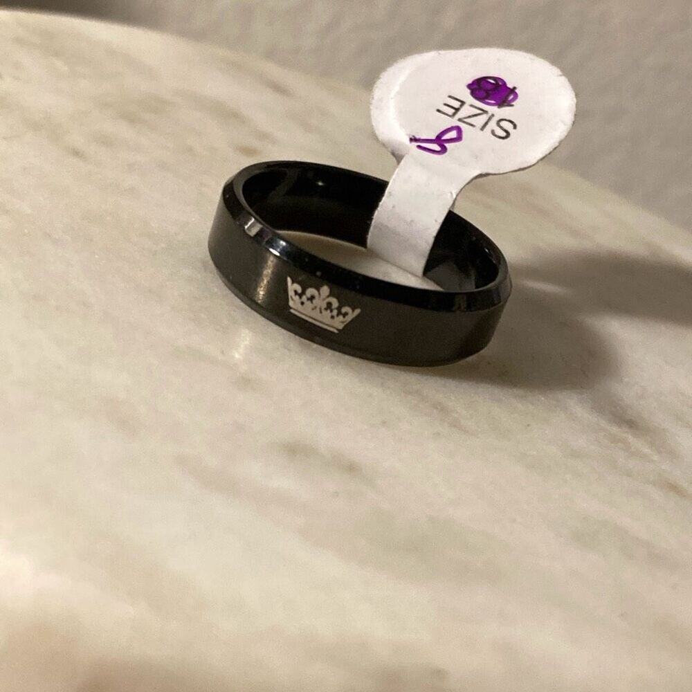 Stainless steel men’s unisex wedding band ring 8
